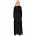 Pin-tuck abaya in Black color Pin-tuck abaya in Black color